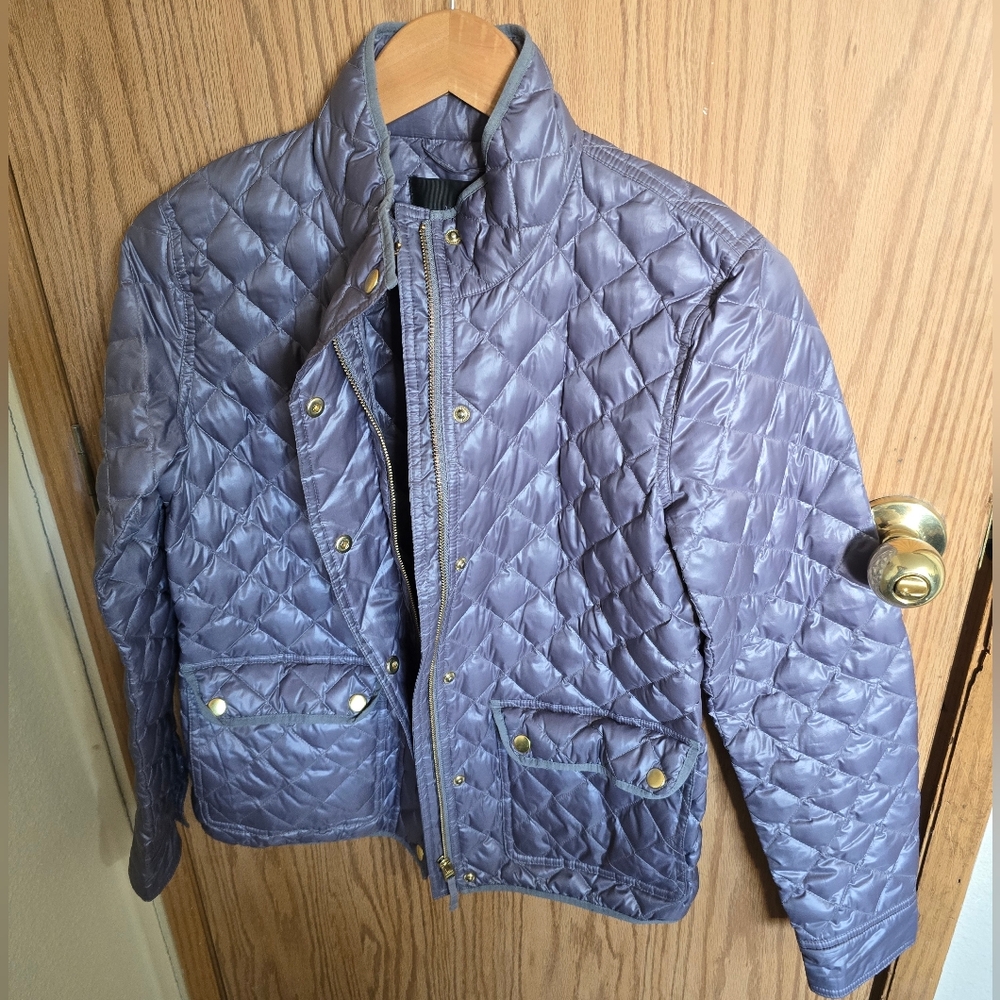 Womans Quilted J Crew Down Jacket